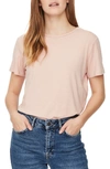 Aware By Vero Moda Ava Short Sleeve T-shirt In Rose Dust