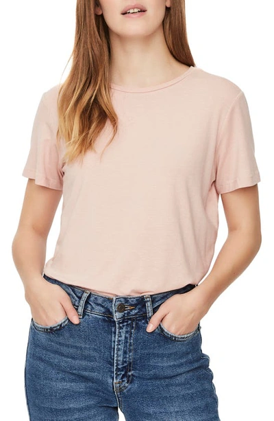 Aware By Vero Moda Ava Short Sleeve T-shirt In Rose Dust