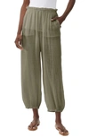 Michael Stars Elsa Relaxed Crop Joggers In Olive