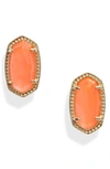 Kendra Scott Ellie Earrings In Gold Coral Illusion