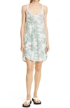 ATM ANTHONY THOMAS MELILLO PALM PRINT COTTON JERSEY TANK DRESS,AW2075-FK42