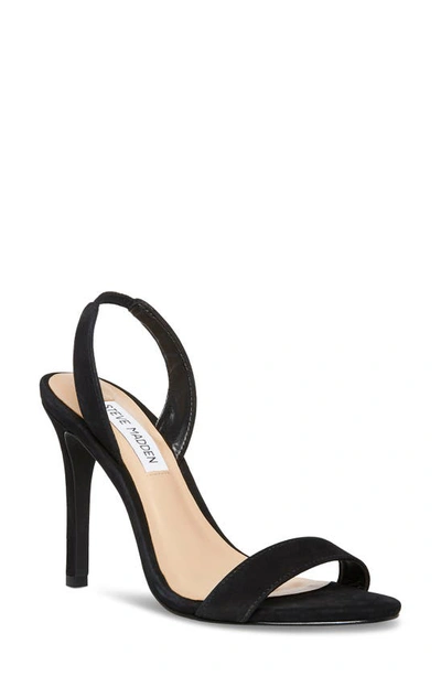 Steve Madden Women's Marbella Dress Sandals In Black Nubuck