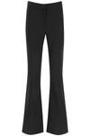 MOSCHINO FLARED SATIN TROUSERS