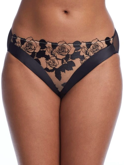 Dita Von Teese Rosabelle Bikini In Black Floral