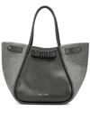 PROENZA SCHOULER LARGE FELTED RUCHED TOTE BAG