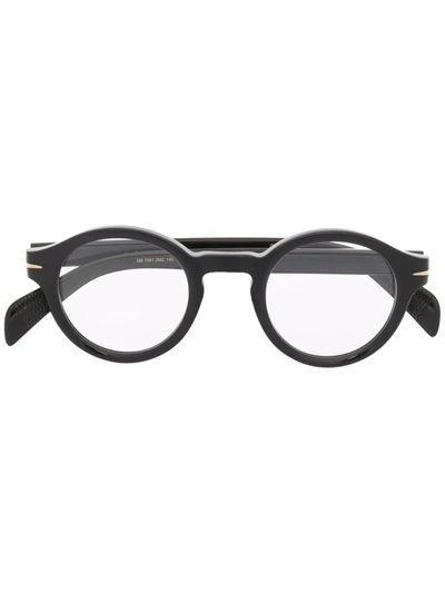 Eyewear By David Beckham Round-frame Glasses In Schwarz