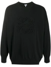 LOEWE EMBROIDERED-LOGO JUMPER