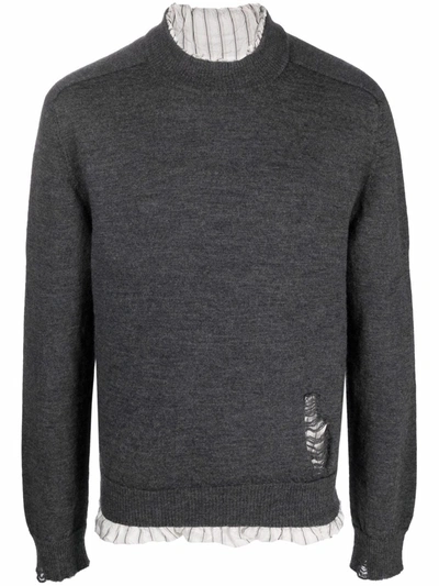 Maison Margiela Grey Anonymity Of The Lining Sweater