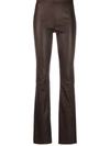 DROME STRAIGHT-LEG LEATHER TROUSERS