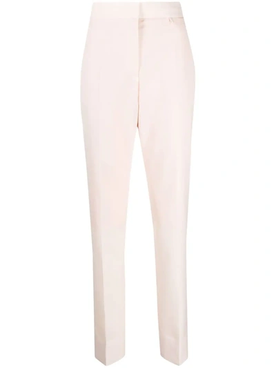 Givenchy Neutrals High-rise Straight Leg Trousers In Nude