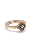 ROBERTO COIN 18KT ROSE GOLD PALAZZO DUCALE DIAMOND RING