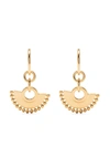 Missoma Zenyu Chandelier 18ct Yellow Gold-plated Brass Hoop Earrings In Gold