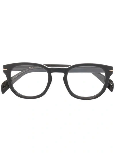 Eyewear By David Beckham Round-frame Glasses In Schwarz