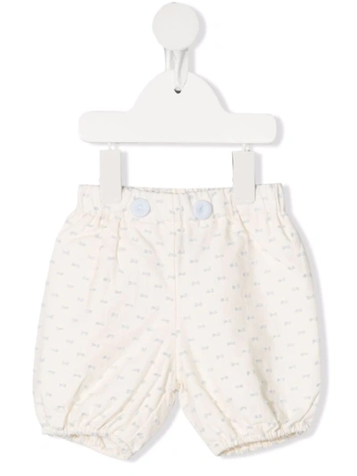La Stupenderia Babies' Bow-embellished Shorts In Neutrals