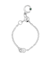 Courbet 18kt Recycled White Gold Co Laboratory-grown Diamond Adjustable Chain Ring In Silver