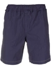 Ader Error Elasticated Waistband Track Shorts In Purple