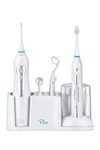 Aquasonic Home Dental Center Ultra Sonic Rechargeable Electric Toothbrush & Smart Water Flosser