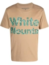 White Mountaineering Forest Logo-print Cotton T-shirt In Camel