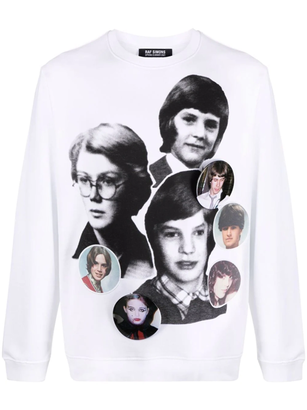 【 RAF SIMONS】COLLAGE-PRINT SWEATSHIRT/L Raf Simons + Collage Print Sweatshirt