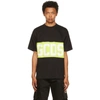 Gcds Black & Green Band Logo T-shirt