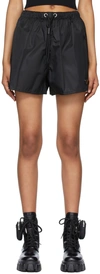 PRADA BLACK RE-NYLON GABARDINE SHORTS