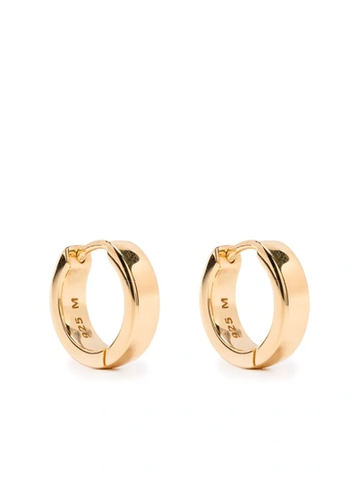 Missoma Thick Huggie Earrings In Gold