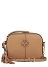 Tory Burch Mcgraw Leather Camera Bag In Tiramisu