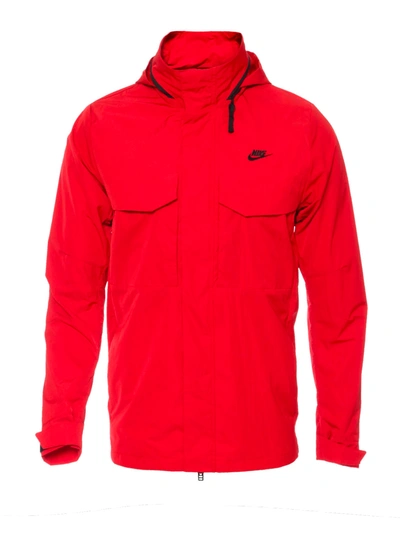 Nike Sportswear Premium Essentials Men's Lined M65 Jacket In Red