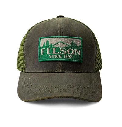 Filson Logger Mesh Cap In Green