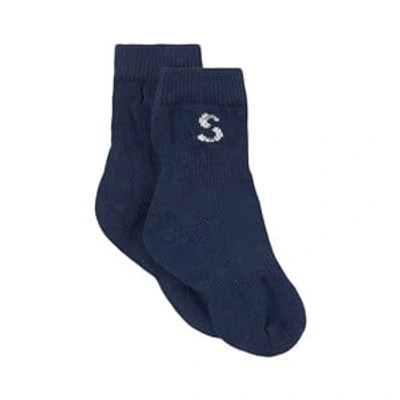 Stuckies Babies' ® Moon ® Socks In Navy