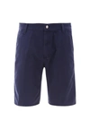 Carhartt Ruck Single Knee Cotton Bermuda Shorts In Blue