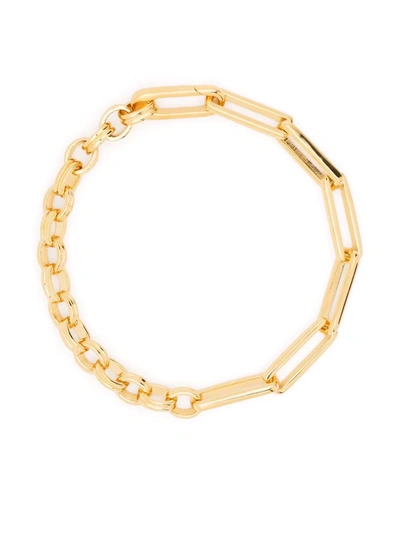 Missoma Womens Gold Deconstructed Axiom 18ct Yellow Gold-plated Brass Bracelet In 18ct Gold Plated