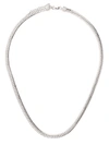 Missoma Camail Snake Chain Necklace In 银色