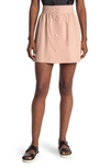 Red Valentino Gonna Button Front Mini Skirt In Creame/cammeo