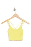 Abound Seamless Strappy Longline Bralette In Yellow Butter