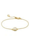 Monica Vinader Gp Siren Fine Chain Bracelet In 18ct Gold Vermeil