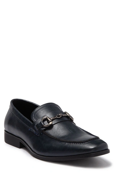 Kenneth Cole Horsebit Loafer In Navy