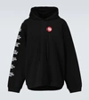 Raf Simons Oversized Patch-embellished Hoodie In Black