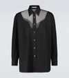 OUR LEGACY LEND LONG-SLEEVED COTTON SHIRT,P00550809