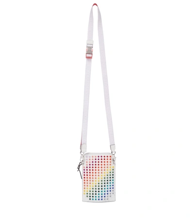 Christian Louboutin Loubilab Phone Pouch Crossbody Bag In White