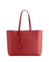 SAINT LAURENT EAST WEST CALFSKIN SHOPPING TOTE BAG,PROD234970003