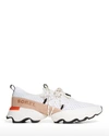 Sorel Kinetic Impact Mesh Lace-up Sneakers In Sea Salt