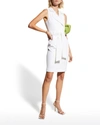 Black Halo X Laurel Berman Danica Sheath In White