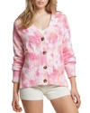JUICY COUTURE CHUNKY CROPPED TIE-DYE CARDIGAN,PROD240420030