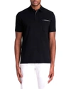 Bugatchi Men's Pima Cotton Polo Shirt In Black