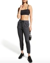 Free People Work It Out Jogger Pants In Black
