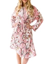 SANT AND ABEL BANANA LEAF-PRINT COTTON dressing gown,PROD242530370