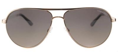 TOM FORD MARKO 28D AVIATOR POLARIZED SUNGLASSES