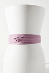 Ada Classic Wrap Belt In Purple
