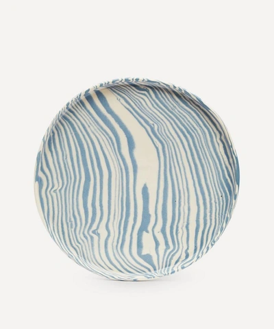 Henry Holland Studio Blue And White Dinner Plate In Blue/ivory